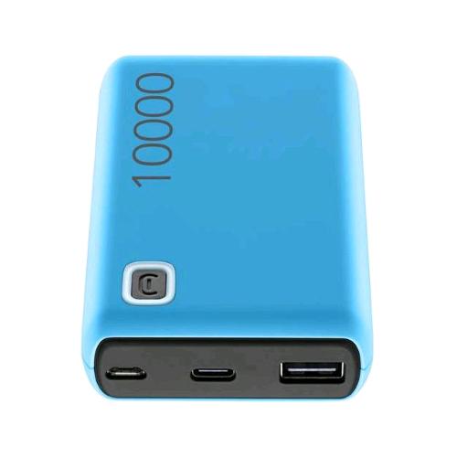 CELLULARLINE POWERBANK ESSENCE UNIVERSALE 10.000MAH USB-A USB-C MICRO USB BLU