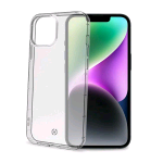 CELLY HEXAGEL APPLE iPHONE 14 COVER IN TPU EXTRA-PROTEZIONE AGLI ANGOLI E AI LATI TRASPARENTE
