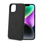 CELLY ULTRAMAG APPLE iPHONE 14 COVER IN TPU MAGSAFE BORDI ERGONOMICI E TEXTURE ANTI-SCIVOLO BLACK