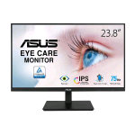 ASUS VA24DQSB 23.8" LED IPS FULL HD 75Hz 5MS LOW BLUE LIGHT HUB USB VGA HDMI DISPLAYPORT ALTOPARLANTI INCORPORATI BLACK 