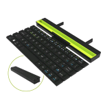 ROCK R4-KEYBLU TASTIERA ARROTOLABILE BLUETOOTH  MULTIFUNZIONALE R4 SUPPORTO PER SMATRPHONE/TABLET PRODOTTO BULK NERO VERDE