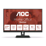 AOC Q27E3UAM 27" LED IPS QUAD HD 16:9 75HZ 4MS ADAPTIVESYNC LOW BLUE HUB USB HDMI DISPLAYPORT ALTOPARLANTI INCORPORATI NERO