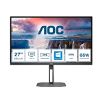 AOC V5 Q27V5N 27" LED IPS QUAD HD 16:9 75HZ 4MS FREESYNC PREMIUM PRO HDMI DISPLAYPORT ALTOPARLANTI INCORPORATI BLACK
