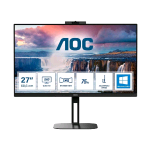 AOC Q27V5CW/B 27" LED IPS QUAD HD 75HZ 1MS 16:9 WEBCAM INTEGRATA FREESYNC HUB USB USB-C HDMI DISPLAYPORT ALTOPARLANTI INCORPORATI NERO