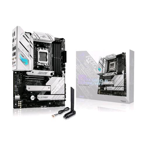ASUS ROG STRIX B650-A SCHEDA MADRE GAMING WIFI B650 AM5 ATX 4xDDR5  DISPLAYPORT HDMI 1xPCIe4.0x16 4xSATA3 M.2 USB3.2 