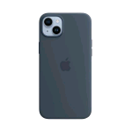 APPLE iPHONE 14 PLUS COVER CON MAGSAFE IN SILICONE BLU TEMPESTA