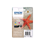 EPSON 603 MULTIPACK 3 COLORI CIANO-MAGENTA-GIALLO CARTUCCIA INCHIOSTRO BLISTER CON ALLARME PER Expression Home XP-2105, XP-2150, XP-2155, XP-3100, XP-3105, XP-3150, XP-3155, XP-4100, XP-4105, XP-4105 Small-in-One, XP-4150, XP-4155; WorkForce WF-2810DWF, W