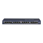 NETGEAR GS116GE SWITCH NON GESTITO 16 PORTE GIGAGBIT RJ-45 10/100/1000Mbps NERO