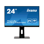 IIYAMA PROLITE XUB2492HSC-B1 23.8" LED IPS FULL HD 16:9 75Hz 4MS FLICKER-FREE BLUE LIGHT HUB USB HDMI DISPLAYPORT ALTOPARLANTI INCORPORATI NERO