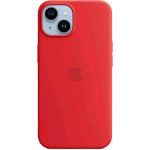 APPLE iPHONE 14 COVER MAGSAFE IN SILICONE COLORE ROSSO 