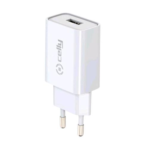 CELLY RTG TRAVEL CHARGER CARICABATTERIE DA RETE USB-A 10 W 2.1 A
