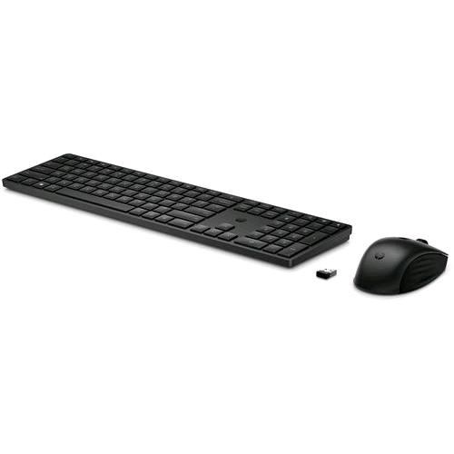 HP 650 KIT TASTIERA E MOUSE WIRELESS 20 TASTI PERSONALIZZATI E TASTIERA CON 6° DI INCLINAZIONE NERO
