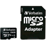 VERBATIM MICRO SDXC 256GB UHS-I CLASSE 10 CON ADATTATORE