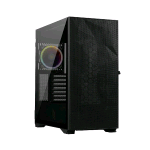 NOUA IRON V7 CASE FULL-TOWER E-ATX ATX M-ATX MINI-ATX FRONTALE IN MESH PANNELLO LATERALE IN VETRO TEMPERATO 1xUSB3 2xUSB2 1xVENTOLA RGB BLACK