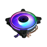 NOUA VEX 4 DISSIPATORE PER CPU INTE/AMD LOW PROFILE 4 TUBI DI CALORE VENTOLA DA 120MM ARGB BLACK