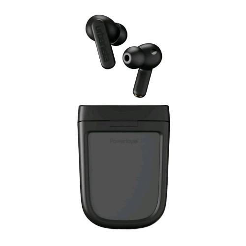 URBANISTA PHOENIX SOLAR AURICOLARI WIRELESS AD ENERGIA SOLARE CANCELLAZIONE IBRIDI ATTIVA DEL RUMORE RIPRODUZIONE INFINITO BLUETOOTH MULTIPOINT CUSTODIA DI RICARICA WIRELESS AUTOCARICANTE NERO NOTTE