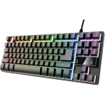TRUST GXT833 THADO TKL TASTIERA GAMING RGB IN METALLO USB LAYOUT ITALIANO