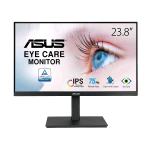ASUS VA24EQSB EYECARE 23.8" LED IPS FULL HD 16:9 75Hz 5MS ADAPTIVE SYNC FLICKER FREE VGA HDMI DISPLAYPORT USB ALTOPARLANTI INCORPORATI NERO
