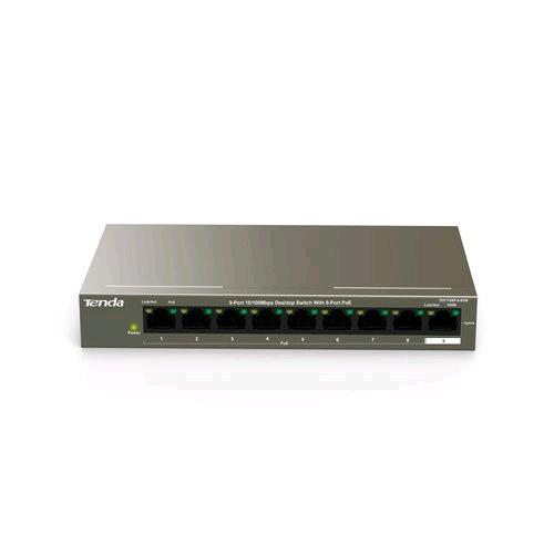 TENDA TEF1109P-8-63W SWITCH NON GESTITO 8 PORTE 10/100 PoE + 1 PORTA 10/100