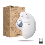 LOGITECH ERGO M575 FOR BUSINESS MOUSE WIRELESS RF + BLUETOOTH TRACKBALL PER DESTRORSI 5 PULSANTI 4.000 DPI BIANCO