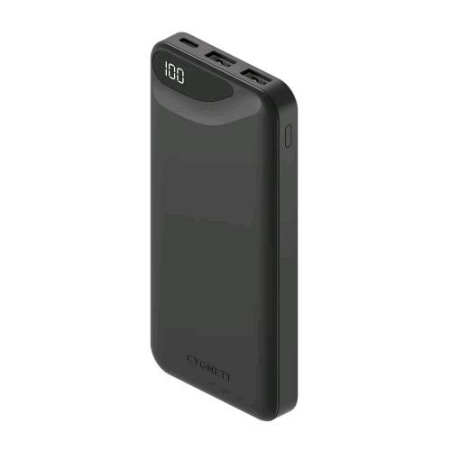 CYGNETT CY4341PBCHE CHARGEUP BOOST POWERBANK 10.00MAH 1xUSB-C 15W 2xUSB-A 12W DISPLAY DIGITALE BLACK