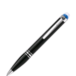MONT BLANC STARWALKER PENNA A SFERA CORPO IN RESINA NERO DETTAGLI IN PLATINO INCHIOSTRO BLU 