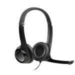 LOGITECH H390 CUFFIA CON CAVO E MICROFONO PER PC/PORTATILE AURICOLARI STEREO MICROFONO CON CANCELLAZIONE DEL RUMORE USB-A NERO