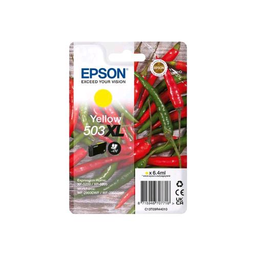 EPSON 503 XL CARTUCCIA INK GIALLO 6.4 ML BLISTER CON ALLARME per EPL 5200; RIP Station 5200; WorkForce WF-2960