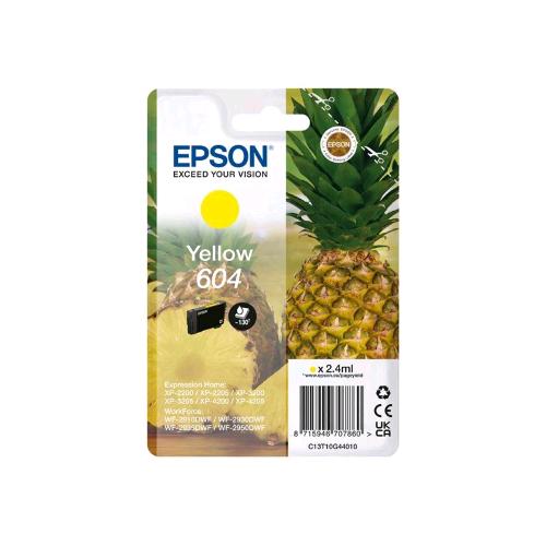 EPSON 604 CARTUCCIA INK GIALLO 2.4 ML BLISTER CON ALLARME PER Expression Home XP-4200; Home Cinema 3200; Stylus Photo 2200