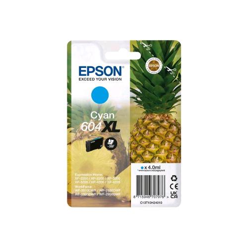 EPSON 604XL CARTUCCIA INK CIANO 4 ML BLISTER CON ALLARME PER Expression Home XP-4200; Home Cinema 3200; Stylus Photo 2200