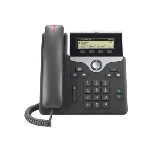 CISCO IP PHONE 7811 TELEFONO VOIP SIP, SRTP 2 x Ethernet 10Base-T/100Base-TX NERO
