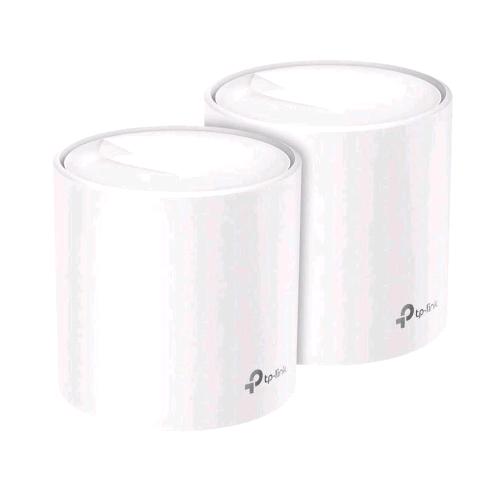 TP-LINK DECO X60 SISTEMA MESH WI-FI 6 DUAL BAND AX3000 1xPORTA LAN 1xPORTA GIGABIT ETHERNET 2PZ BIANCO