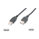 DIGITUS CAVO PROLUNGA USB 2.0 A-A MASCHIO/FEMMINA 1.8 MT NERO