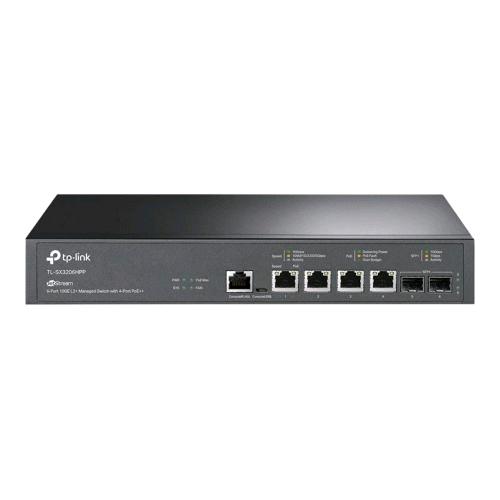 TP-LINK JETSTREAM TL-SX3206HPP SWITCH GESTITO L2 4 PORTE 10 GIGABIT PoE++ 2 PORTE 10 GIGABIT SFP PoE++ (200 W)