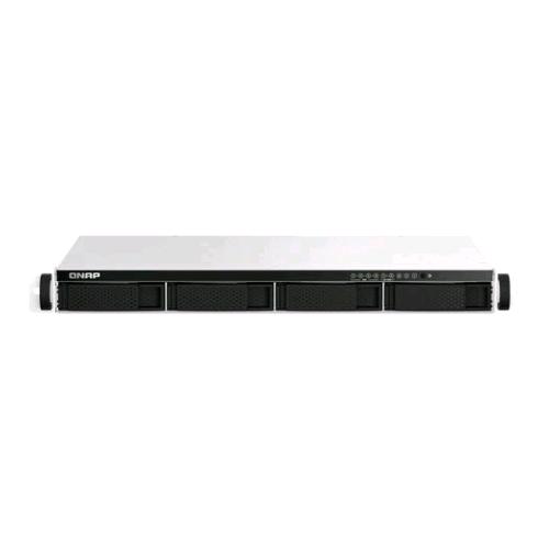 QNAP TS-464U NAS CHASSIS RACK 1U INTEL CELERON N5095 2.9GHz RAM 8GB-4 BAY HDD/SSD 2.5"/3.5"-LAN 10/100/1000/2500 Mbps COLORE NERO