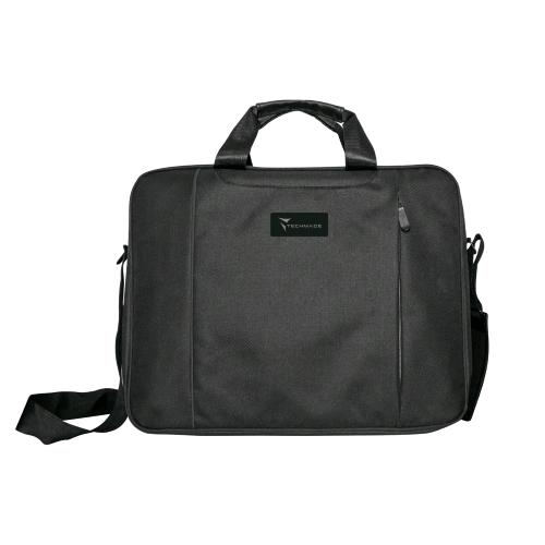 TECHMADE TM-PCBAG-FBK BORSA IN NYLON PER NOTEBOOK FINO A 15.6" BLACK/DARK BLU