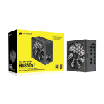 CORSAIR RM850X SHIFT ALIMENTATORE ATX 850W INTERAMENTE MODULARE INTERFACCIA MODULARE LATERALE COMPATIBILITA CON ATX 3.0 E PCIE 5.0 MODALITA DELLA VENTOLA ZERO RPM EFFICIENZA 80 PLUS GOLD NERO