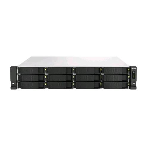 QNAP TS-H1887XU-RP NAS CHASSIS RACK 2U INTEL XEON E-2334 3.4GHz RAM 16GB-18 BAY HDD/SSD 2.5"/3.5"-LAN 100/1000/2500 Mbps-COLORE NERO