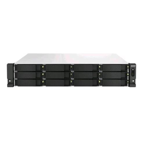 QNAP TS-H1887XU-RP NAS CHASSIS RACK 2U INTEL XEON E-2336 2.9GHz RAM 32GB-18 BAY HDD/SSD 2.5"/3.5"-LAN 100/1000/2500 Mbps-COLORE NERO