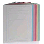 BREFIOCART MANILLA CARTELINA IN CARTONCINO 330X250 mm CON STAMPA GIALLO CONF 100 Pz.