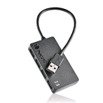 NGS IHUB4 TINY HUB USB 4xPORTE USB-A 2.0 480/MPS NERO