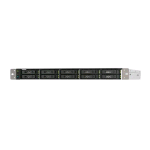 QNAP TS-H1090FU NAS CHASSIS RACK 1U AMD EPYC 7232P 3.1GHz RAM 64GB-10 BAY SSD 2.5" INTERFACCIA U2-LAN 10/100/1000/2500/25000 Mbps 2 SLOT SFP28 COLORE NERO/GRIGIO