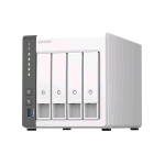 QNAP TS-433 NAS CHASSIS TOWER ARM CORTEX-A55 2GHz RAM 4GB-4BAY HDD/SSD 2.5"/3.5"-LAN 100/1000/2500 Mbps COLORE BIANCO