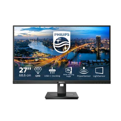 PHILIPS 276B1/00 B-LINE 27" LED IPS QHD 75 Hz 4MS CONTRASTO 1000:1 HUB USB 2xHDMI DISPLAYPORT USB-C 90W ALTOPARLANTI INCORPORATI NERO