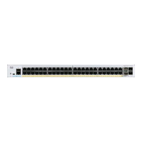 CISCO CATALYST 1000-48FP-4G-L SWITCH GESTITO L2 48 x 10/100/1000 (PoE+) + 4 x Gigabit SFP (uplink) PoE+ (740 W) MONTABILE SU RACK