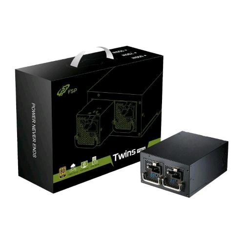 FSP FORTRON TWINS PRO 700 ALIMENTATORE 700W RIDONDANTE 80+ GOLD PFC ATTIVO ATX