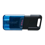 KINGSTON DATATRAVELER 80M 64GB CHAIVETTA USB-C 3.2 Gen1