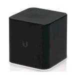 UBIQUITI AIRCUBE ACCES POINT ISP WI-FI DESIGN COMPATTO E PASSTHROUGH POE 24V INTEGRATO PORTE FAST ETHERNET 10/100 NERO