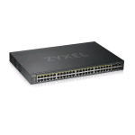 ZYXEL GS192048HPV2-EU0101F SWITCH GESTITO 48 x 10/100/1000 (PoE+) DI CUI 4 x combo Gigabit SFP + 2 x Gigabit SFP PoE+ (375 W)
