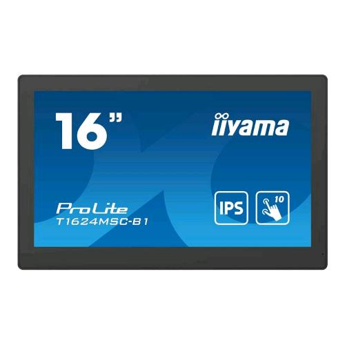 IIYAMA PRO LITE T1624MSC-B1 15.6" LED FULL HD IPS TOUCH SCREEN 16:9 450 CDM 25 ms 800:1 1 x HDMI BLACK